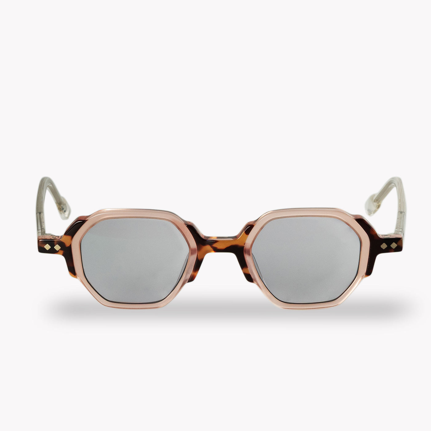 Creta Light Pink/Transparente — cristal oscurecido