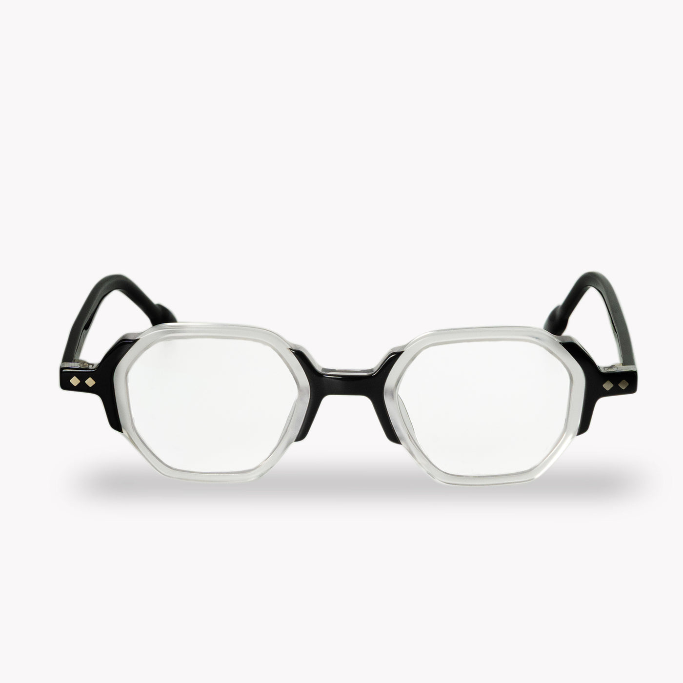 Creta Black/Transparent — cristal claro